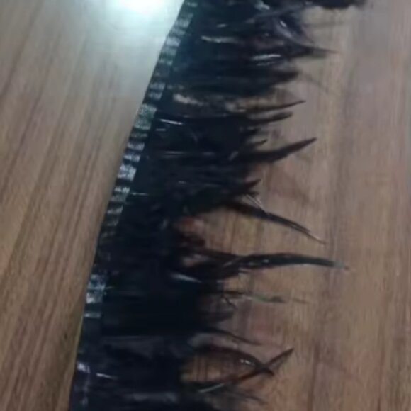 5 Yards Black Feather Fringe BNIP arts & crafts supplies - Picture 4 of 4